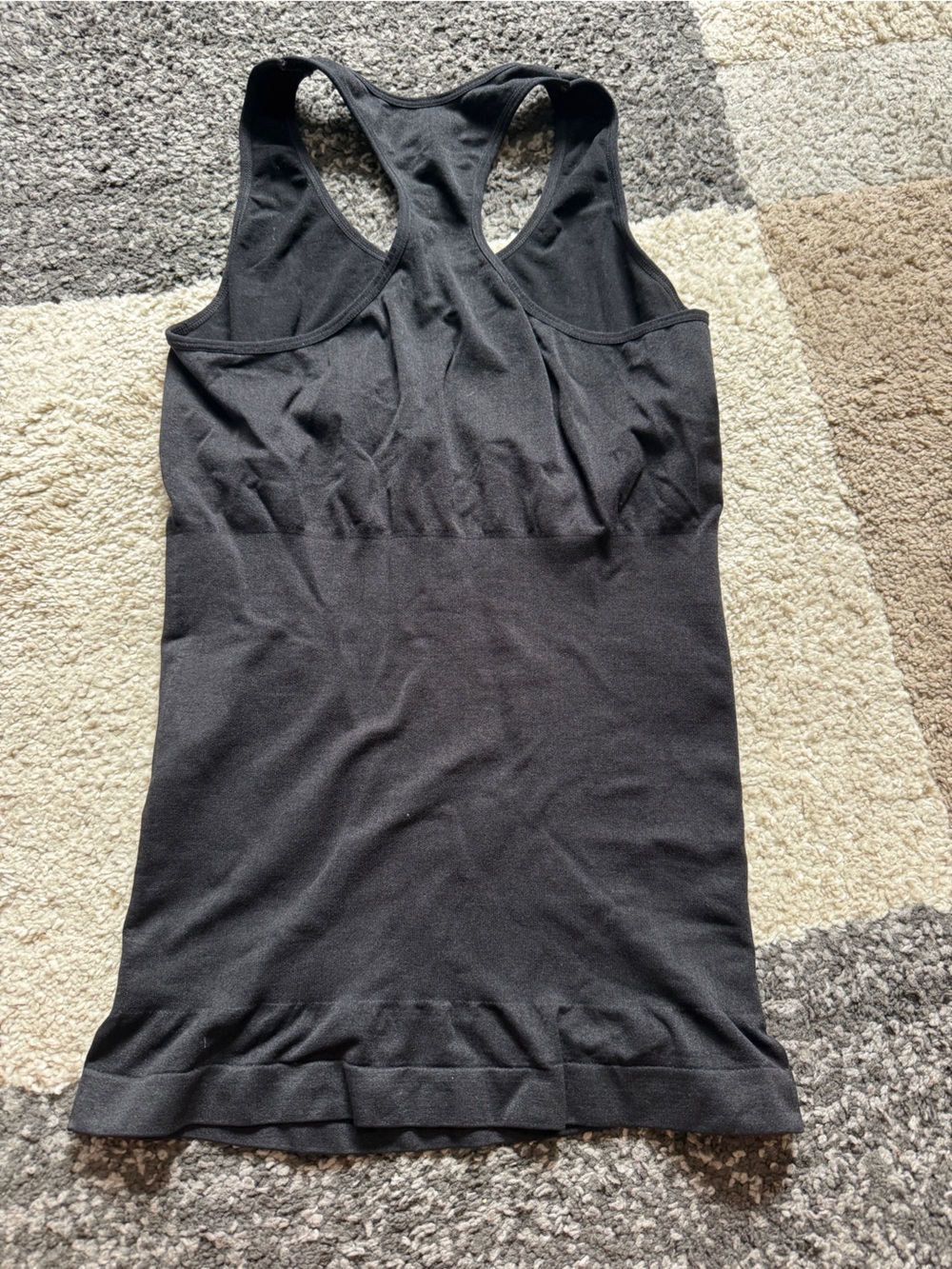 Skinny Girl Smoothers & Shapers Black Racerback Tank- Large - Picture 3 of 3